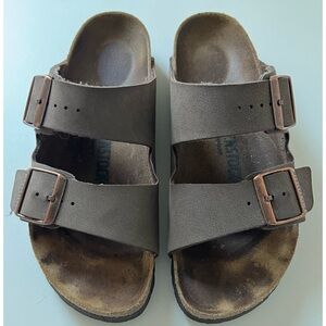 Birkenstock Arizona Double Strap Leather Sandals Size 37/6